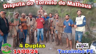 Disputa do Torneio de Matheus Cabaré 2° e 3° rodada em TacaimbóPE 140924 [upl. by Gewirtz]