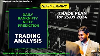 Predicting the Unpredictable NIFTY amp BANKNIFTY Levels for Tomorrow  25072024 Buckle Up [upl. by Eicart166]