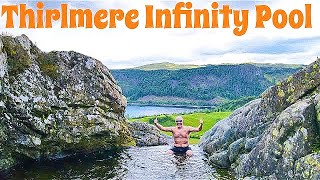 THIRLMERE INFINITY POOL revealed The Lake District WILD SWIMMING [upl. by Neb]