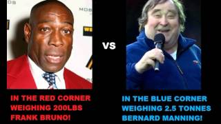 Frank Bruno VS Bernard Manning  COMEDY [upl. by Adolf]