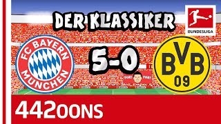 FC Bayern München vs Borussia Dortmund  50  Der Klassiker  Highlights Powered by 442oons [upl. by Fenny]