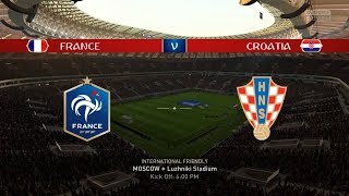 France vs Croatia FIFA World Cup [upl. by Justine]