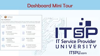 Explore Your Dashboard at IT Service Provider University [upl. by Nollek]