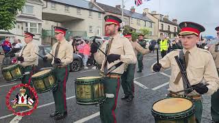 Castlederg Young Loyalists FB 2  Cookstown Sons Of William Parade 2024 [upl. by Ahsiei857]