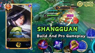 Shangguan Mid Lane Pro Gameplay at Top Rank  Honor of Kings [upl. by Notac664]