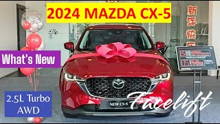 All New 2024 Mazda CX5 Facelift  25L Turbo AWD  Indepth Exterior amp Interior Review [upl. by Holub]