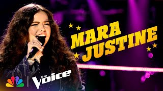 The Best Performances from Season 24 Finalist Mara Justine  The Voice  NBC [upl. by Thisbe]