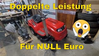 2x mehr Leistung für MTD Rasentraktor für 0 € [upl. by Ahsile]