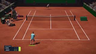 ATP TIEBREAK TENNIS  Epic Match Point  42 Rally Point  Zverev vs Nadal [upl. by Yralih]