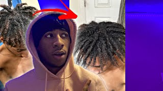 3 EASY METHODS TO GET FREEFORM DREADS SPONGE BRUSH TWO STRAND TWIST 😮‍💨🔥 [upl. by Niwrek]