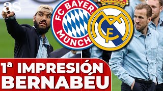 REACCIÓN BAYERN MUNICH con el NUEVO SANTIAGO BERNABÉU ¡Flipan [upl. by Neyuh]