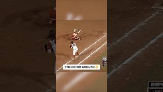 Softball COLLISION 😳🤯 shorts [upl. by Pascia]