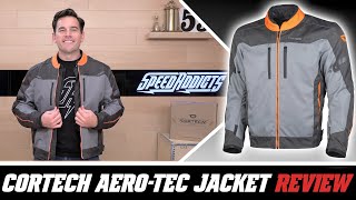 Cortech AeroTec Jacket Review at SpeedAddictscom [upl. by Vivyanne]