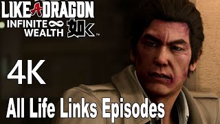 Like a Dragon Infinite Wealth All Life Links Episodes 4K [upl. by Nawat]