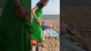 PRANK BESTIE SOK CANTIK DI PINGGIR PASIR PANTAI ⁉️shorts funny dubbing [upl. by Cahn839]