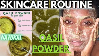 SKINCARE QASIL POWDER BENEFITSRADIANT SKIN Darkspots and Acne treatment skincare darkspots [upl. by Freya975]