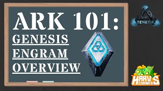 Ark Genesis Engram Overview  Ark Survival Evolved [upl. by Acinot334]