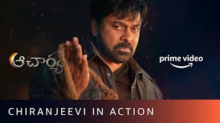 Megastar Chiranjeevis Best Fight Scene  Acharya  Amazon Prime Video [upl. by Nitniuq418]