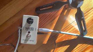 MXR Micro Amp Pedal [upl. by Zennas]