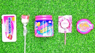 Satisfying Video  Unpacking Lollipops  Mentos  Candy ASMR [upl. by Lynad]