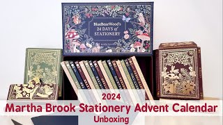 Unboxing The Martha Brook Stationery Advent Calendar 2024 [upl. by Irek]