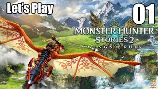 Monster Hunter Stories 2 Wings of Ruin  Lets Play Part 1 Birth of a Rider [upl. by Ylera623]