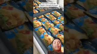 Naget vs caviar nih guys food nuggetgeprek foodie mukbang kuliner jajan dessert snack vlog [upl. by Ehsiom256]