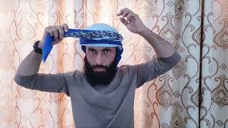 How to tie Emirati Shemagh  A step by step guide  ramadhan shemagh video 8 [upl. by Esinert]