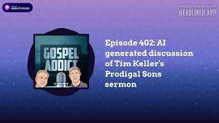 Episode 402 AI generated discussion of Tim Kellers Prodigal Sons sermon  Gospel Addict Podcast [upl. by Sara]