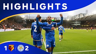 Ricardo Wins It With AMAZING Team Goal 🤩  Watford 1 Leicester City 2 [upl. by Mackenie]