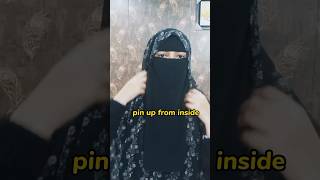 Arabic Hijab With Niqab Tutorial [upl. by Ecraep814]