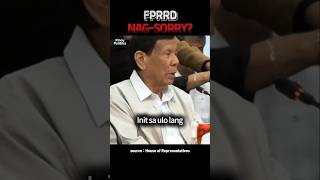 FPRRD NAGSORRY Duterte EJK QuadCom [upl. by Anivad498]