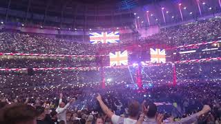 England national Anthem Sung by 70000 supporters Beautiful [upl. by Philine624]