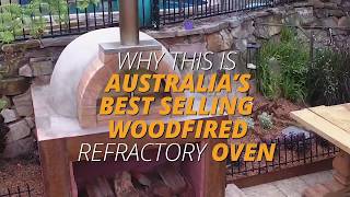 Sydney Fire Bricks Calabrese DIY kit Woodfired pizza oven range  The Wood Fired Co [upl. by Annerahs543]