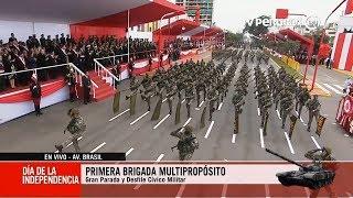 Ejército del Perú muestra paso marcial durante Gran Parada Militar [upl. by David839]