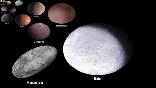 TransNeptunian Objects Size Comparison [upl. by Nauaj]