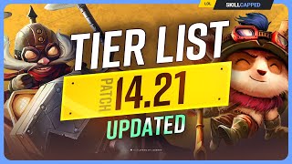 NEW UPDATED TIER LIST for PATCH 1421  League of Legends [upl. by Arita]