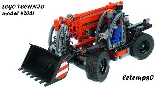 lego technic telehandler 42061 speed build [upl. by Gratianna]