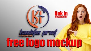 premium logo mockup freegraphicdesign logo mockup logomockup [upl. by Ariek685]