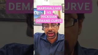 DIFFERENCE BETWEEN MARSHALLIAN AND HICKSIAN DEMAND CURVE MarshallVsHicks DemandCurves Economics [upl. by Eltsirc]