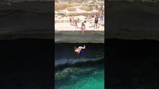 🔥WATCH Craziest Cliff Jump Ever Seen [upl. by Ahtenek]