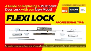 Replacing Multipoint Door Locks Using the New Flexi Lock  No Cutting Just Stretch amp Fix [upl. by Nisse]