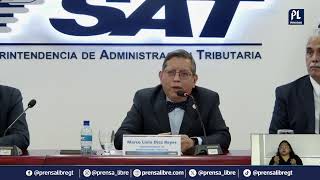 Autoridades de la SAT presentan caso de posible defraudación tributaria denominado “EurekaB410” [upl. by Oinolopa708]