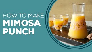 Mimosa Punch Recipe by Paula Deen  Blast from the Past [upl. by Ida901]