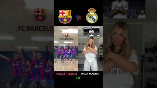 Visca Barca❤️ vs Hala Madrid 🤍 football realmadrid barcelona halamadrid viscabarsa trending [upl. by Rattray]