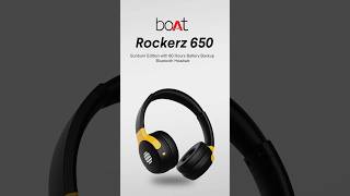 🎧 boAt Rockerz 650 Sunburn Edition Bluetooth Headset 🤩 boAtlifestyle boat headphones [upl. by Alrick]