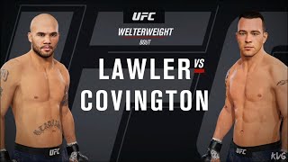 EA Sports UFC 4  Robbie Lawler vs Colby Covington  Gameplay PS4 HD 1080p60FPS [upl. by Leahcir]