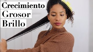 AGUA DE ARROZ 3 EN 1 Crecimiento grosor y brillo para el pelo  Rice water for natural hair growth [upl. by Werra238]