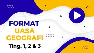 FORMAT UASA GEOGRAFI TINGKATAN 123 [upl. by Roanna]