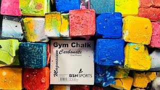 100 Dyed Dusty amp Soft BSN Gym Chalk 🎉 Thanks for 100000 Subscribers 🎉 [upl. by Bowles]